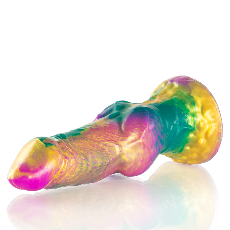 EPIC - IRIS DILDO WITH RAINBOW TESTICLES OF PLEASURE - Amore24
