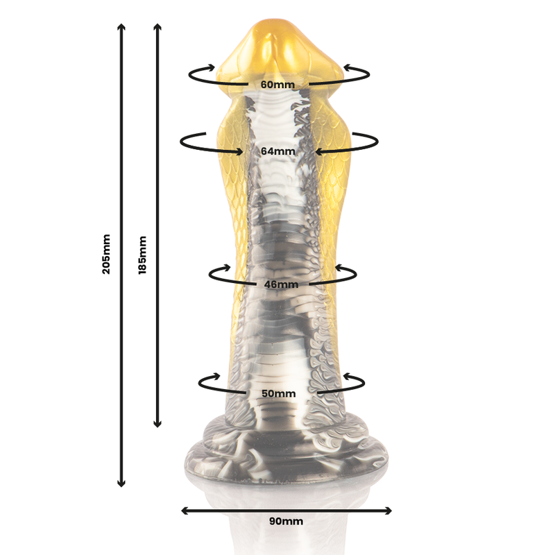EPIC - DRAKON DILDO YELLOW COBRA - Amore24