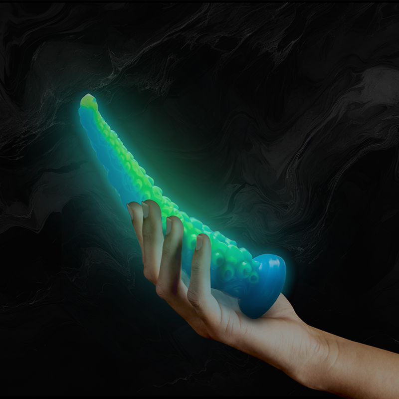 EPIC - SCYLLA FLUORESCENT THIN TENTACLE DILDO SMALL SIZE - Amore24