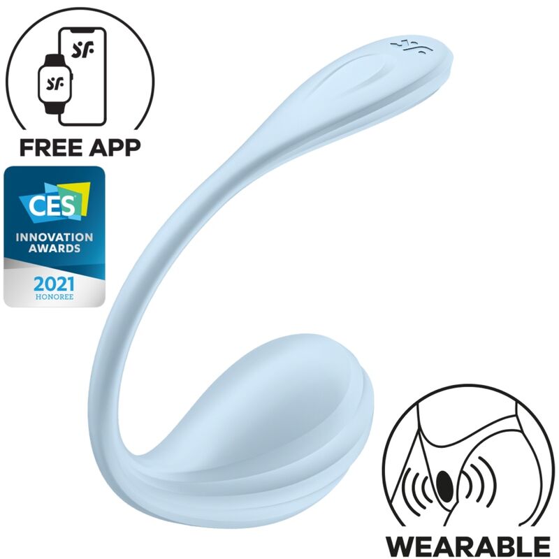 SATISFYER - SMOOTH PETAL G-POINT STIMULATOR SKY BLUE FREE APP - Amore24