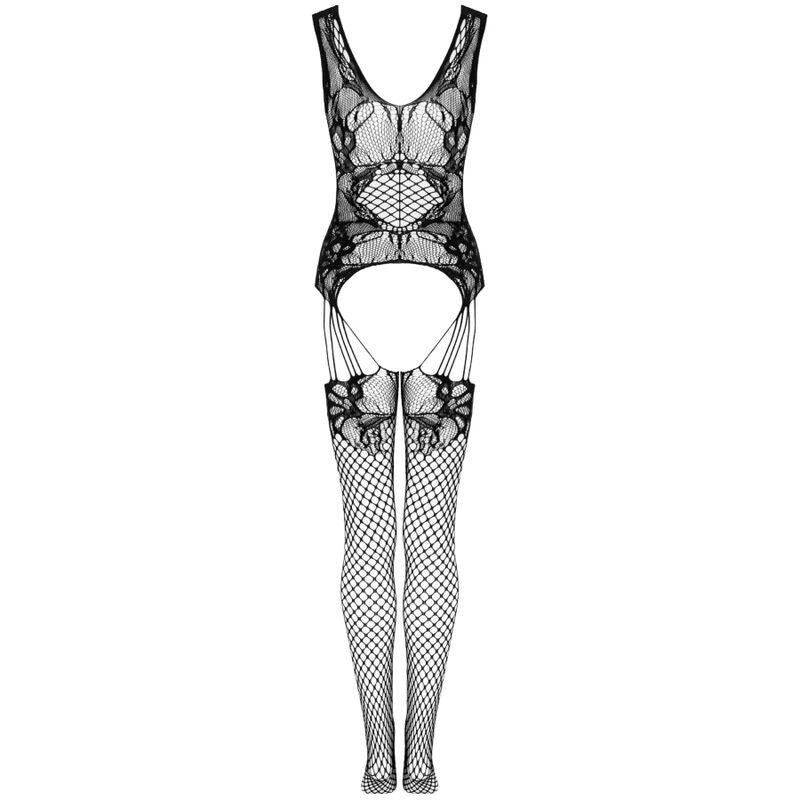 LIVCO CORSETTI FASHION - JULOVE BODYSTOCKING BLACK ONE SIZE - Amore24
