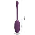 PRETTY LOVE - CASPER PURPLE RECHARGEABLE VIBRATING EGG - Amore24