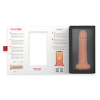 ONINDER - LARGE BOGOTÁ VIBRATOR DILDO 9 SPEEDS NATURAL 22 CM -O- 4.5 CM - FREE APP - Amore24