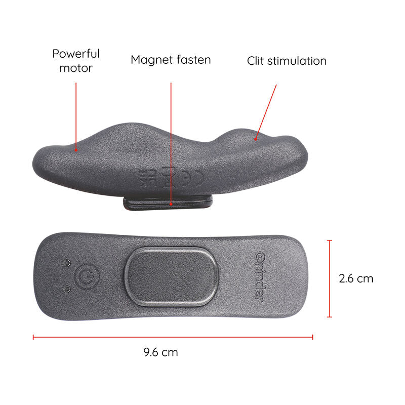 ONINDER - MANILA PANTY RECHARGEABLE VIBRATOR 9 SPEED 9.6 CM X 2.6 CM - FREE APP - Amore24