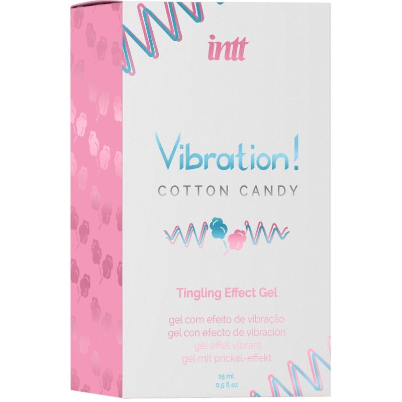 INTT - POWERFUL INTIMATE STIMULANT COTTON CANDY LIQUID VIBRATOR GEL 15 ML - Amore24