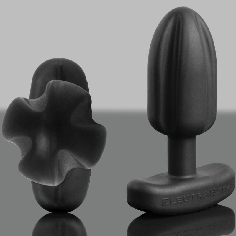 ELECTRASTIM - TARTARUS ANAL PLUG QUADRIPOLAR SILICONE BLACK - Amore24