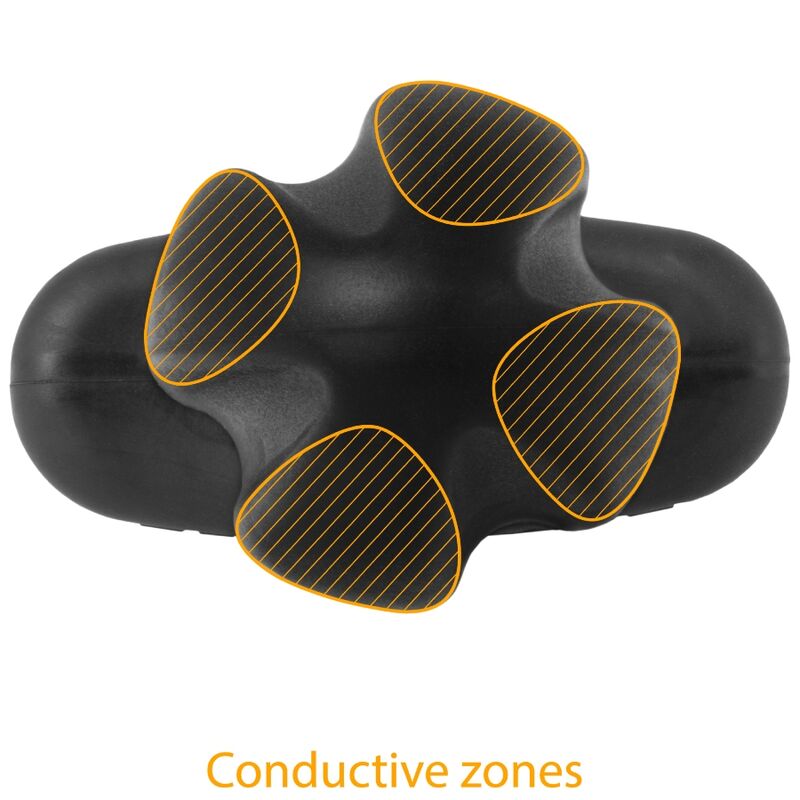 ELECTRASTIM - TARTARUS ANAL PLUG QUADRIPOLAR SILICONE BLACK - Amore24