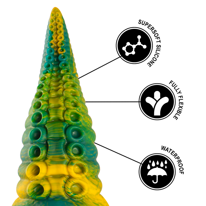 EPIC - CETUS GREEN TENTACLE DILDO LARGE SIZE - Amore24