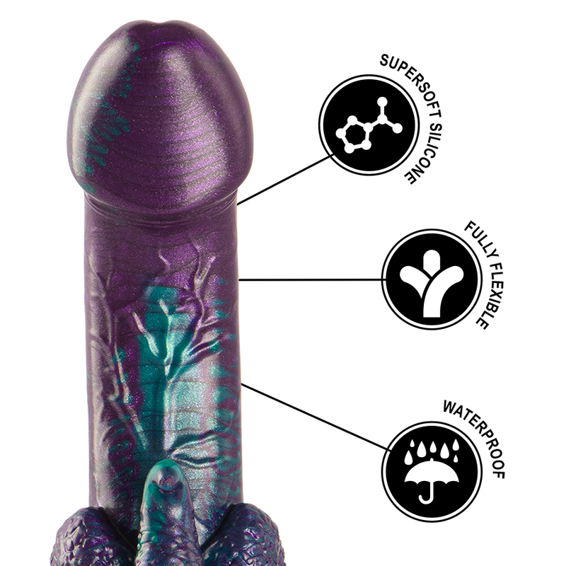 EPIC - BASILISK DILDO DOUBLE SCALY PLEASURE SMALL SIZE - Amore24