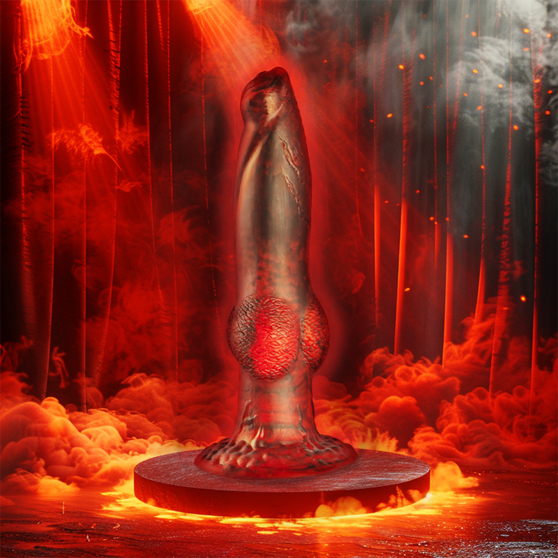 EPIC - PROMETHEUS DILDO TITAN IN FLAMES RECHARGEABLE REMOTE CONTROL - Amore24