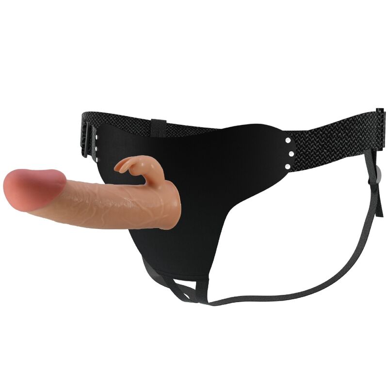 PRETTY LOVE - MAVIS HARNESS UNIVERSAL BRIEFS WITH DILDO 19 CM NATURAL - Amore24