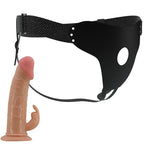PRETTY LOVE - MAVIS HARNESS UNIVERSAL BRIEFS WITH DILDO 19 CM NATURAL - Amore24
