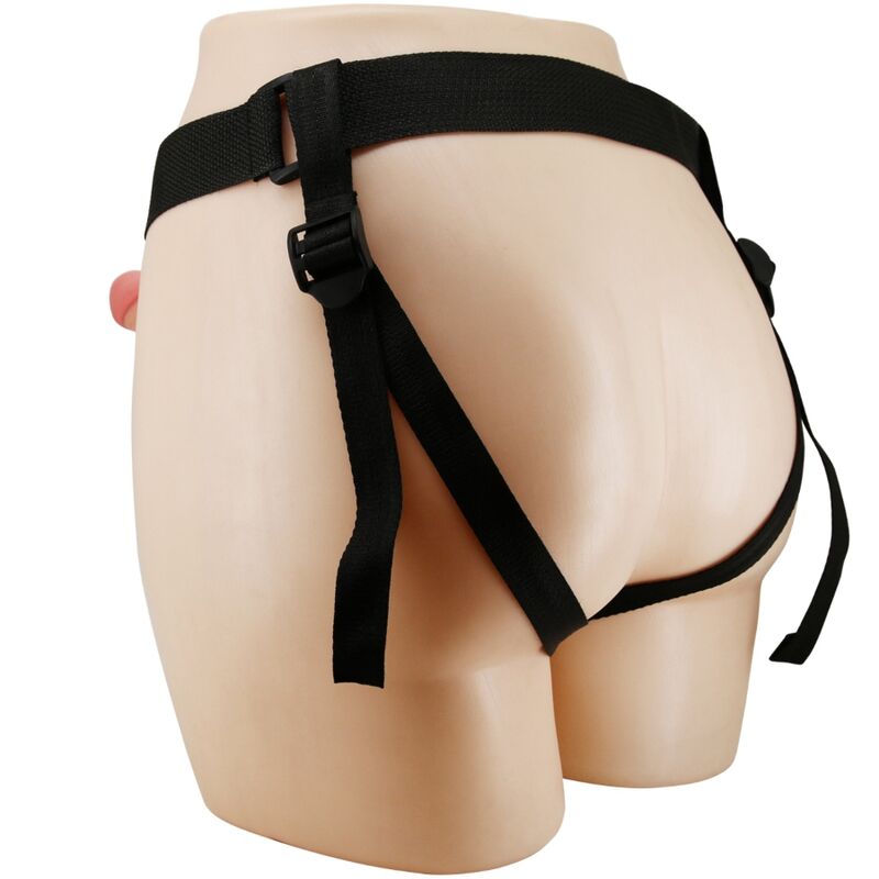 PRETTY LOVE - MAVIS HARNESS UNIVERSAL BRIEFS WITH DILDO 19 CM NATURAL - Amore24