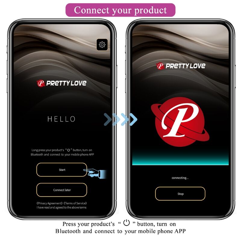 PRETTY LOVE - ETHAN RECHARGEABLE VIBRATOR LILA - Amore24