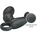 PRETTY LOVE - CAYLA ANAL VIBRATOR MASSAGER BLACK - Amore24