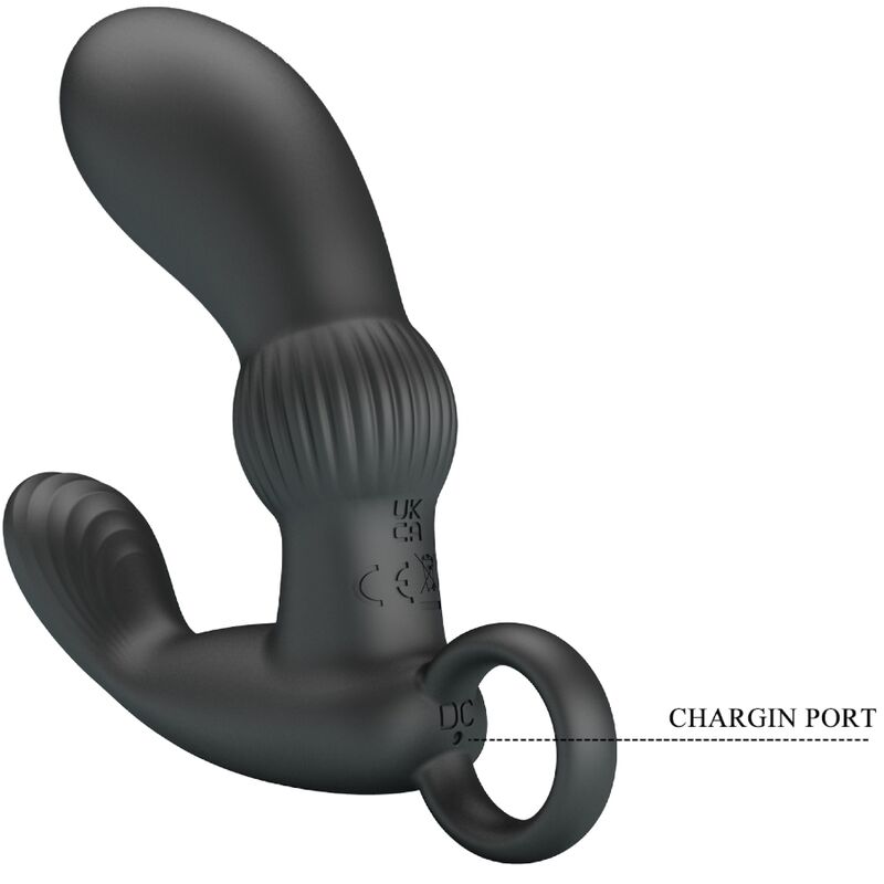 PRETTY LOVE - CAYLA ANAL VIBRATOR MASSAGER BLACK - Amore24