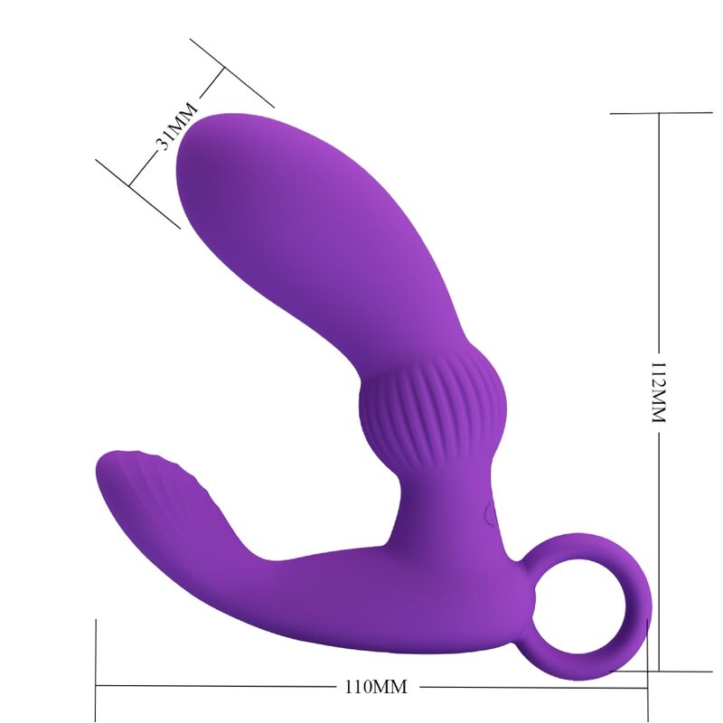 PRETTY LOVE - CAYLA ANAL VIBRATOR MASSAGER LILA - Amore24