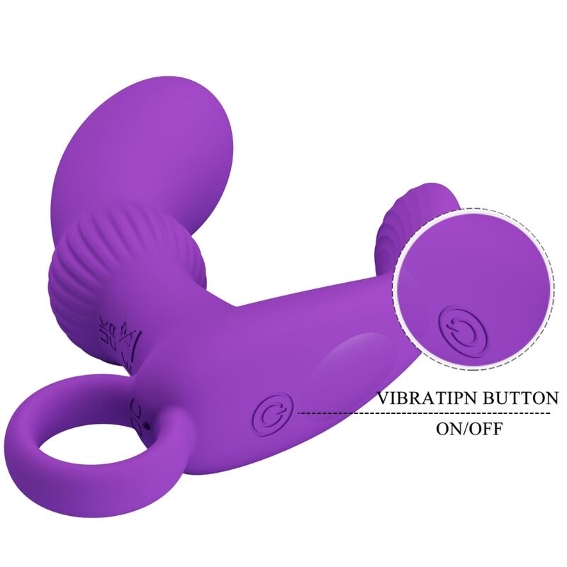 PRETTY LOVE - CAYLA ANAL VIBRATOR MASSAGER LILA - Amore24