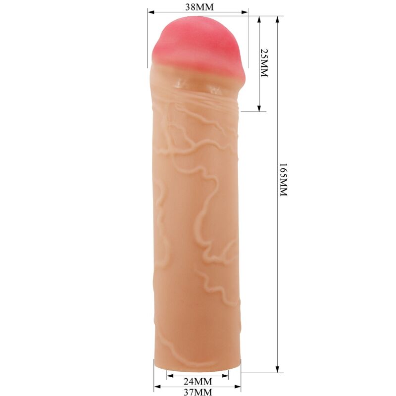 PRETTY LOVE - NILE PENIS EXTENDER COVER FLESH - Amore24