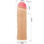 PRETTY LOVE - CHANE PENIS EXTENDER COVER FLESH - Amore24