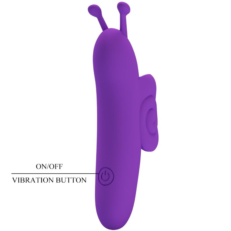 PRETTY LOVE - SNAIL POWERFUL PURPLE FINGER STIMULATOR - Amore24