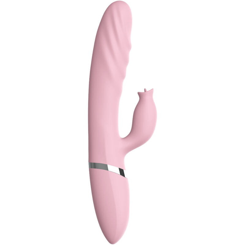 ARMONY - VIBRATOR & THRUSTING WITH PINK HEAT EFFECT TONGUE - Amore24