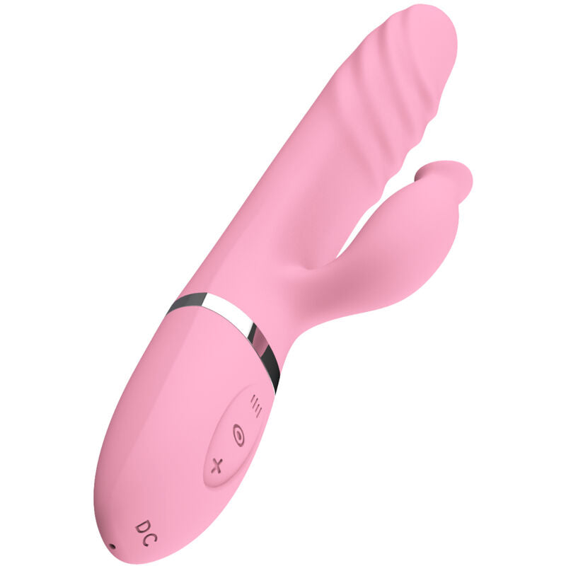 ARMONY - VIBRATOR & THRUSTING WITH PINK HEAT EFFECT TONGUE - Amore24