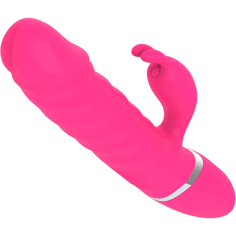 ARMONY - NASTY FUCHSIA RABBIT VIBRATOR DILDO - Amore24