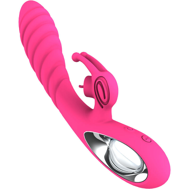 ARMONY - VICKY RABBIT VIBRATOR WITH FUCHSIA PULL RING TONGUE - Amore24