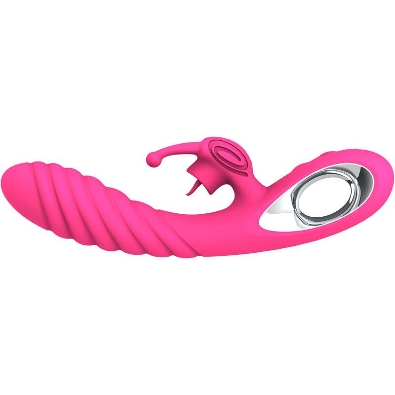 ARMONY - VICKY RABBIT VIBRATOR WITH FUCHSIA PULL RING TONGUE - Amore24