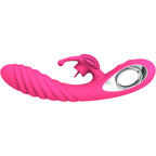 ARMONY - VICKY RABBIT VIBRATOR WITH FUCHSIA PULL RING TONGUE - Amore24