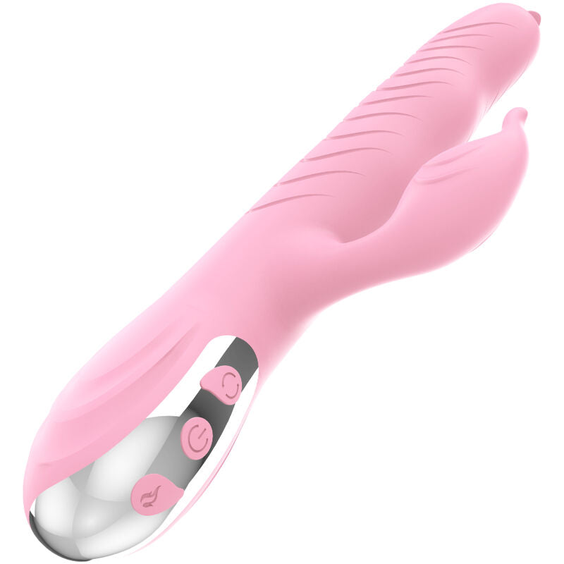 ARMONY - MARCIA VIBRATOR & THRUSTING DOUBLE TONGUE HEAT EFFECT PINK - Amore24