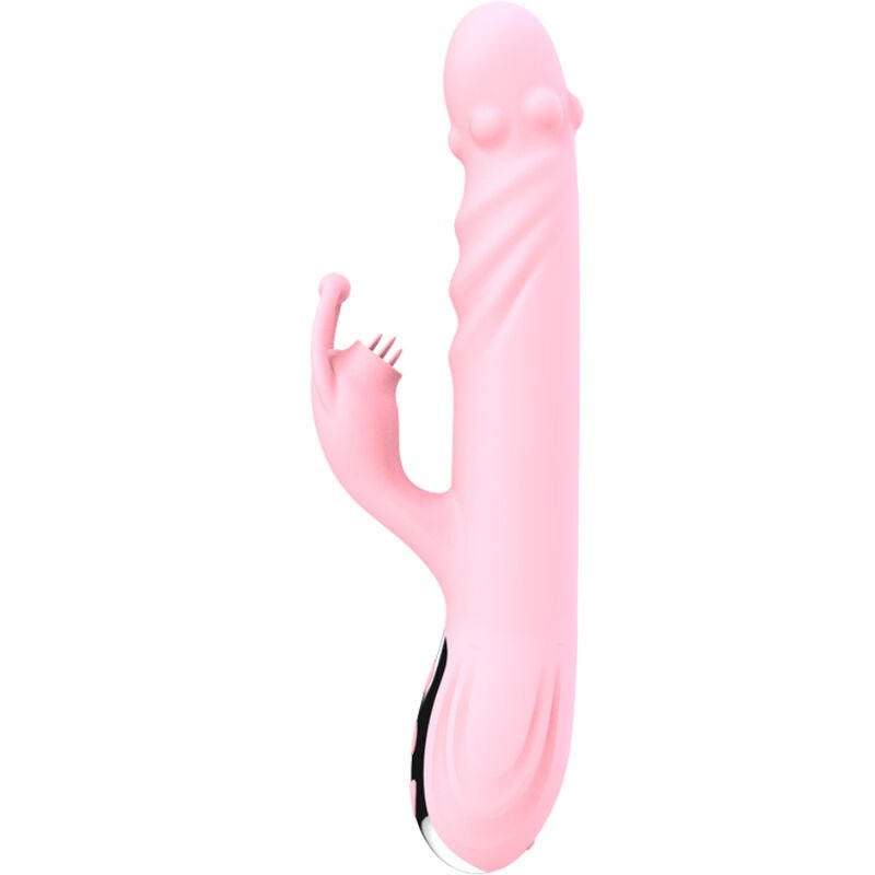ARMONY - FULLY TONGUE VIBRATOR WITH STIMULATING TONGUE PINK HEAT EFFECT - Amore24
