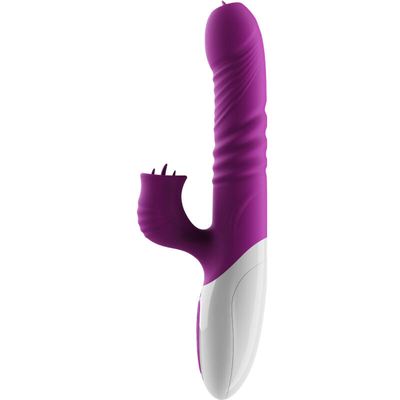 ARMONY - DOUBLE TONGUE VIBRATOR & THRUSTING VIOLET HEAT EFFECT - Amore24