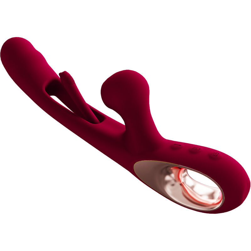ARMONY - IMPACT SWING VIBRATOR & DUAL STIMULATOR MODEL 2 BORDEAUX - Amore24