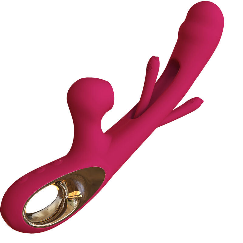ARMONY - IMPACT SWING VIBRATOR & DUAL STIMULATOR MODEL 2 BORDEAUX - Amore24