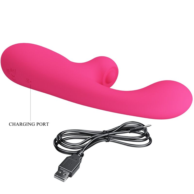 PRETTY LOVE - SKYLAR PINK STIMULATOR VIBRATOR - Amore24