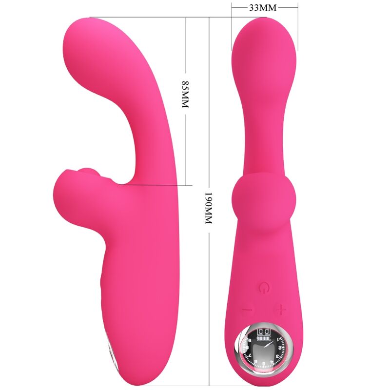 PRETTY LOVE - SKYLAR PINK STIMULATOR VIBRATOR - Amore24