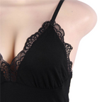 SUBBLIME - BLACK FLORAL LACE DETAIL TEDDY S/M - Amore24