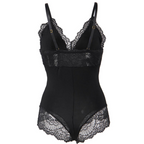 SUBBLIME - BLACK FLORAL LACE DETAIL TEDDY S/M - Amore24