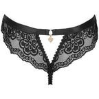 LIVCO CORSETTI FASHION - OKSURIN PANTY CROTCHLESS BLACK - Amore24