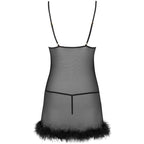 LIVCO CORSETTI FASHION - ZERUNAM SET BABYDOLL + BLACK THONG - Amore24