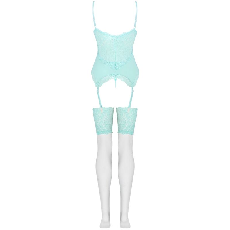 LIVCO CORSETTI FASHION - PERSINNE MIT EMPORIO SET CORSET + PANTY + STOCKINGS - Amore24