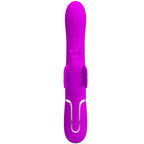 PRETTY LOVE - MULTIFUNCTION RABBIT VIBRATOR 4 IN 1 BUTTERFLY FUCHSIA - Amore24