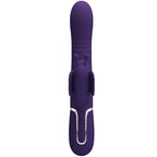 PRETTY LOVE - MULTIFUNCTION RABBIT VIBRATOR 4 IN 1 BUTTERFLY PURPLE - Amore24
