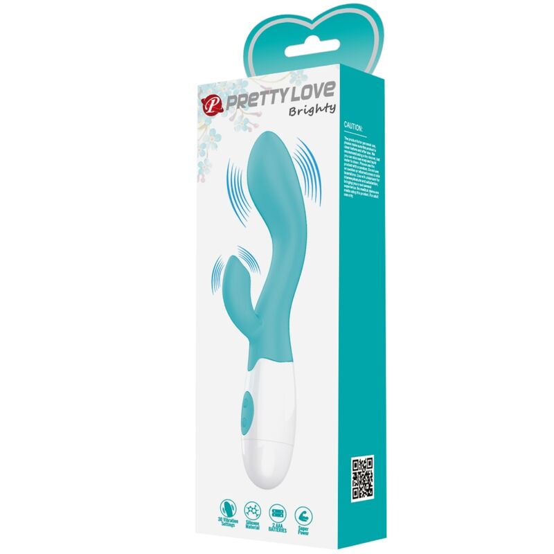 PRETTY LOVE - BRIGHTY G-SPOT VIBRATOR AQUA GREEN - Amore24