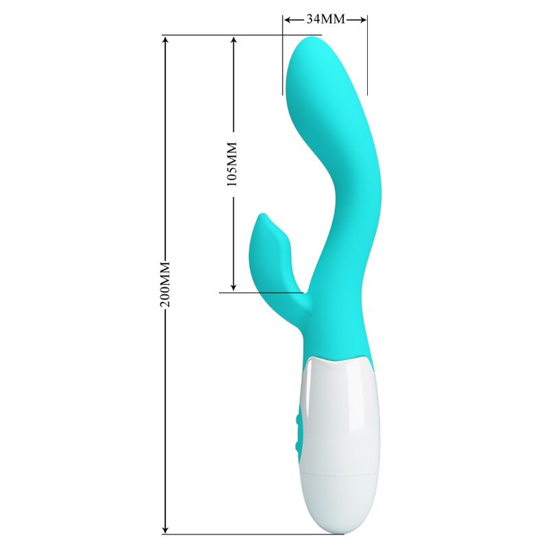 PRETTY LOVE - BRIGHTY G-SPOT VIBRATOR AQUA GREEN - Amore24