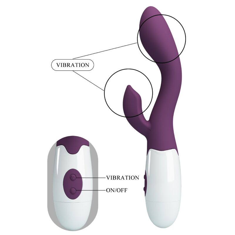 PRETTY LOVE - BRIGHTY G-SPOT VIBRATOR PURPLE - Amore24