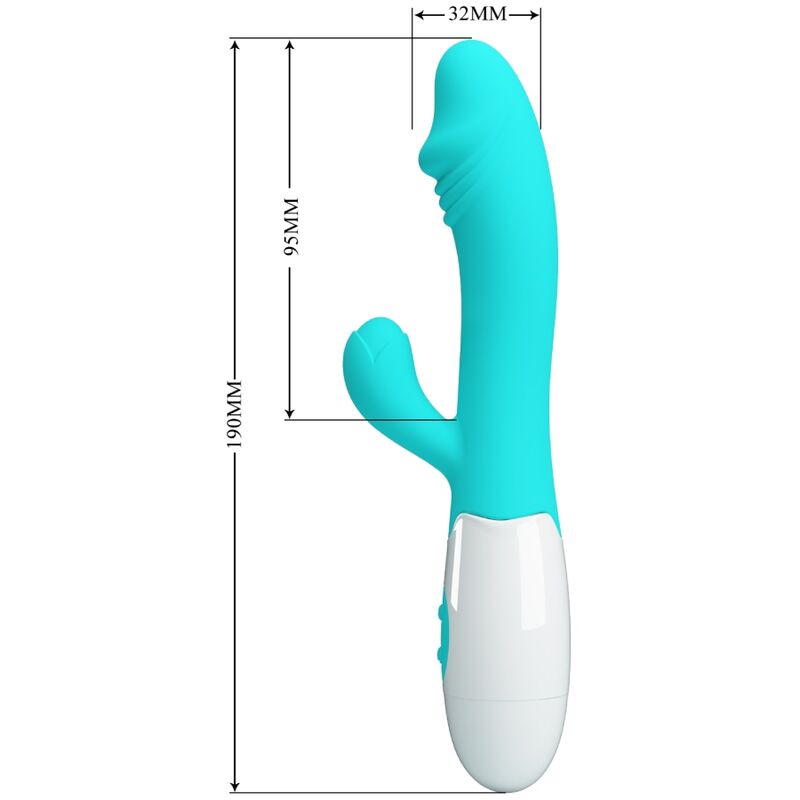 PRETTY LOVE - SNAPPY G-SPOT VIBRATOR AQUA GREEN - Amore24