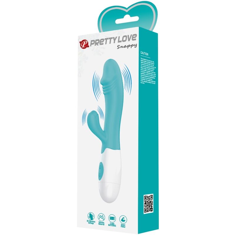PRETTY LOVE - SNAPPY G-SPOT VIBRATOR AQUA GREEN - Amore24